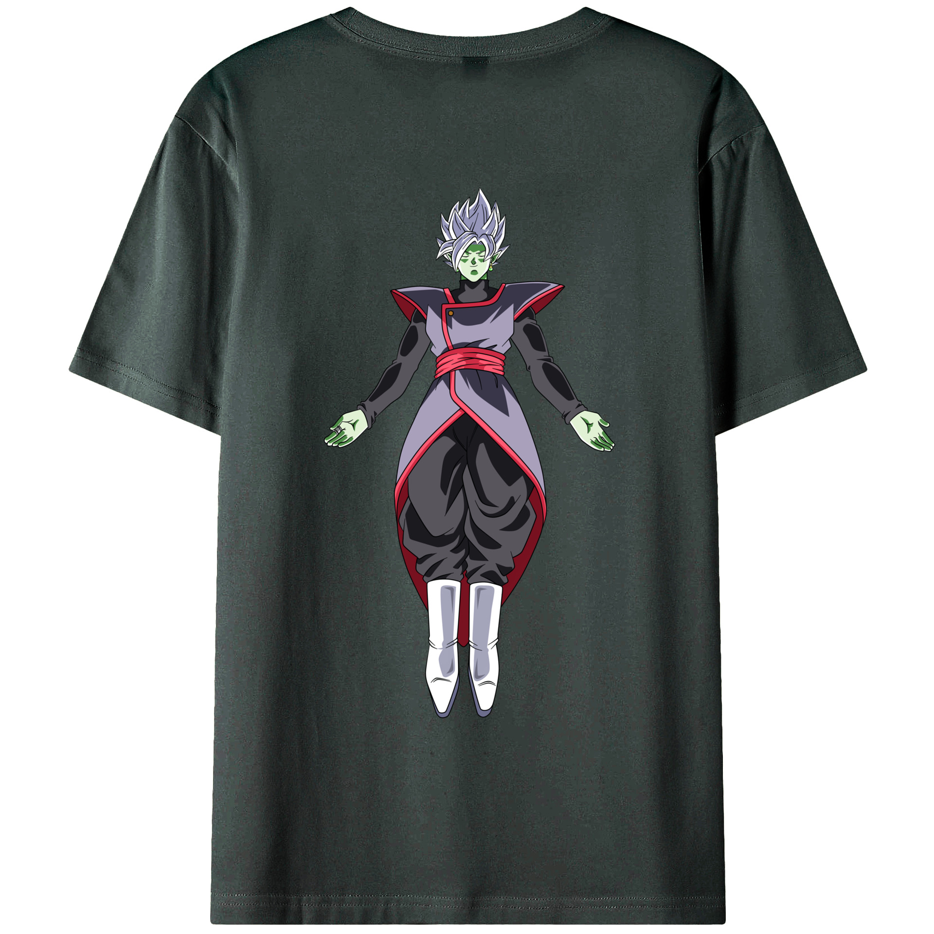 （画像用） ドラゴンボール ベジット DRAGON BALL Vegetto 綿100％ メンズ半袖Tシャツ（バックプリント） 通気性